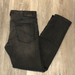 Dark Gray Express Skinny Stretch Jeans 31x30